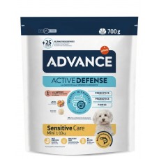 Advance Dog Mini Sensitive Salmon and Rice ЛОСОСЬ корм для собак міні і малих порід 0,7 кг (965805)